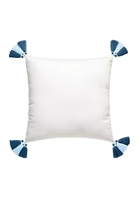 Peeples Song Embroidered Accent Pillow
