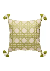 Sugar Mill Embroidered Pillow
