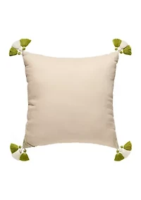 Sugar Mill Embroidered Pillow