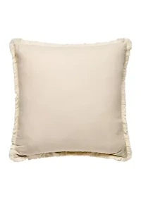 Sugar Mill Embroidered Bouquet Pillow