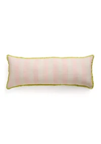 Queenie Cabana Stripe Fringe Decorative Pillow
