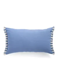 Hamilton Seahorse Embroidered Decorative Pillow