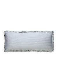Jonas Hundred Embroidered Oblong Pillow
