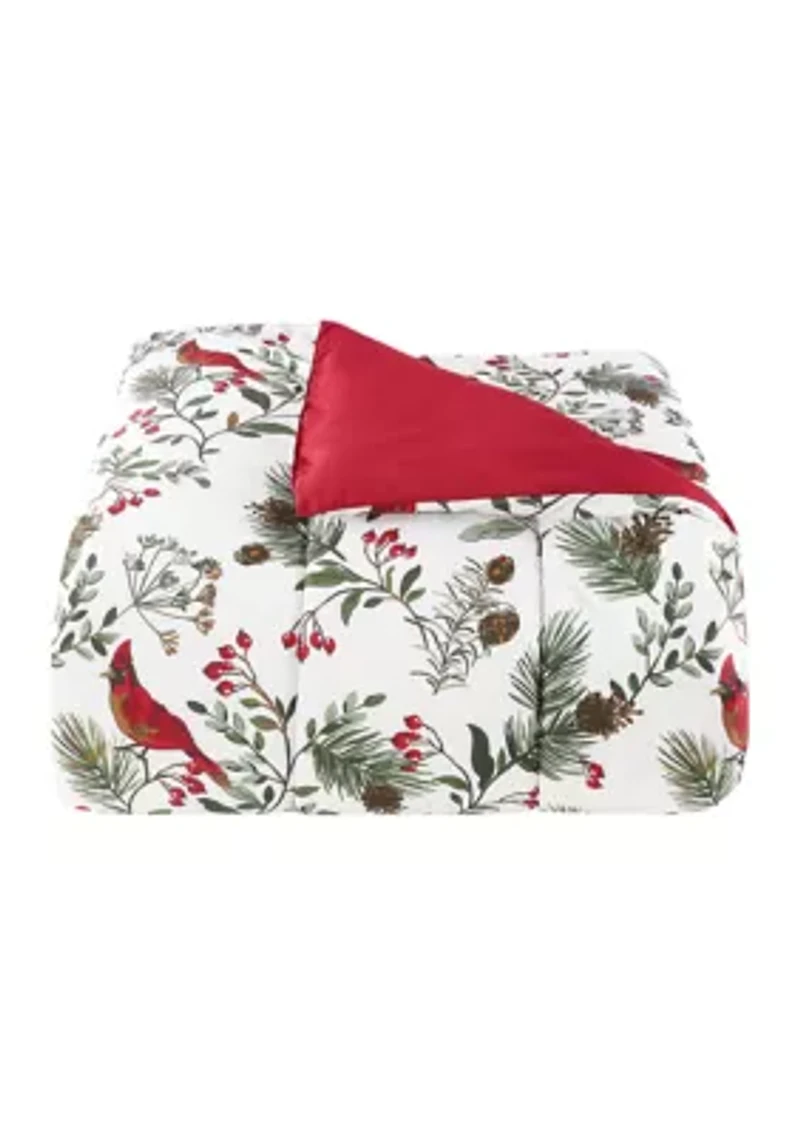 Holiday Cardinal 5-Piece Comforter Set