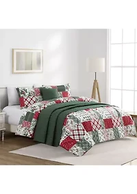 Holiday Patchwork 5-Piece Comforter Set