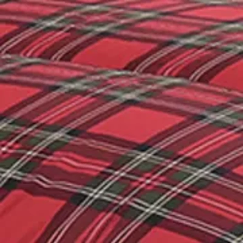Holiday Plaid 5-Piece Comforter  Set