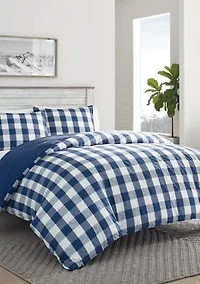 Lakehouse Plaid Cotton Duvet Cover Set