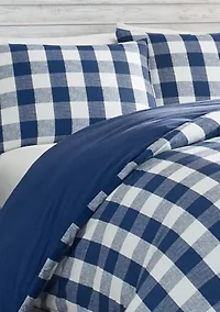 Lakehouse Plaid Cotton Duvet Cover Set