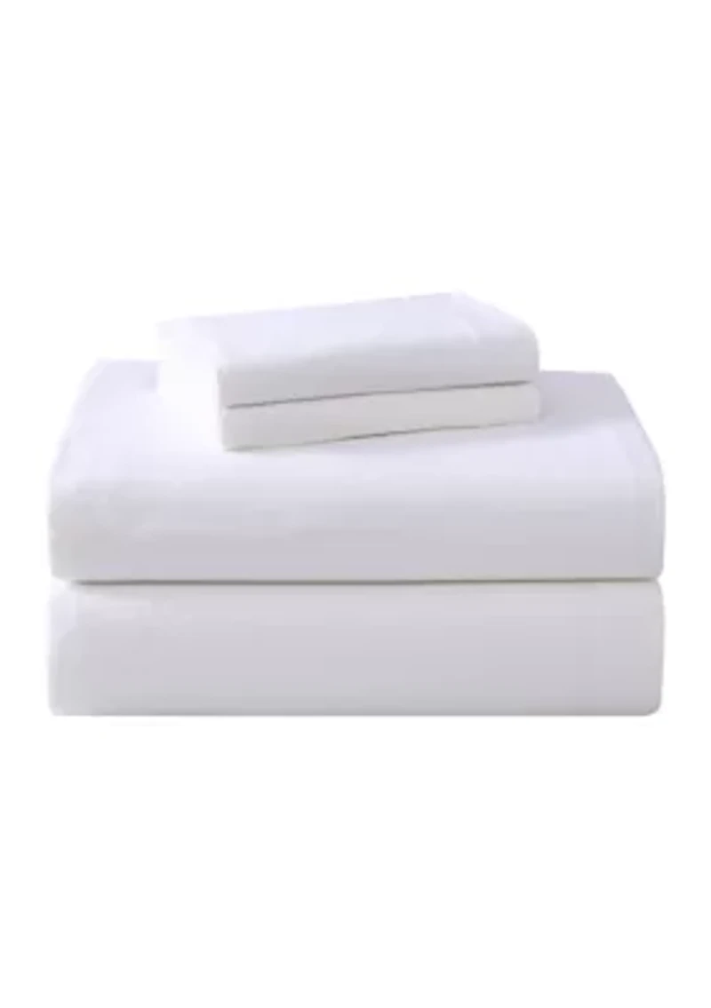 Solid Flannel Sheet Set