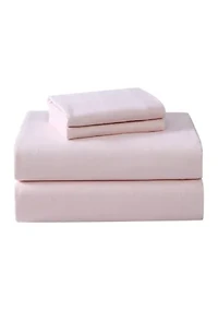 Solid Flannel Sheet Set