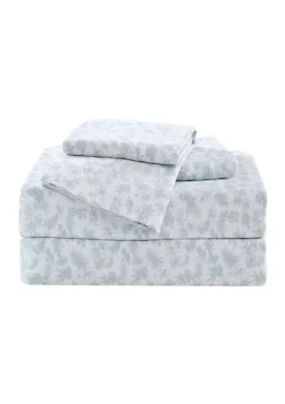 Hibiscus Bloom Cotton Sheet Set