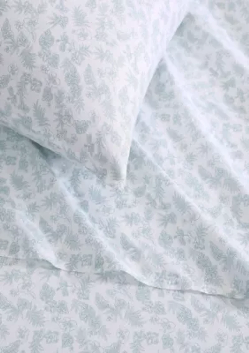 Hibiscus Bloom Cotton Sheet Set