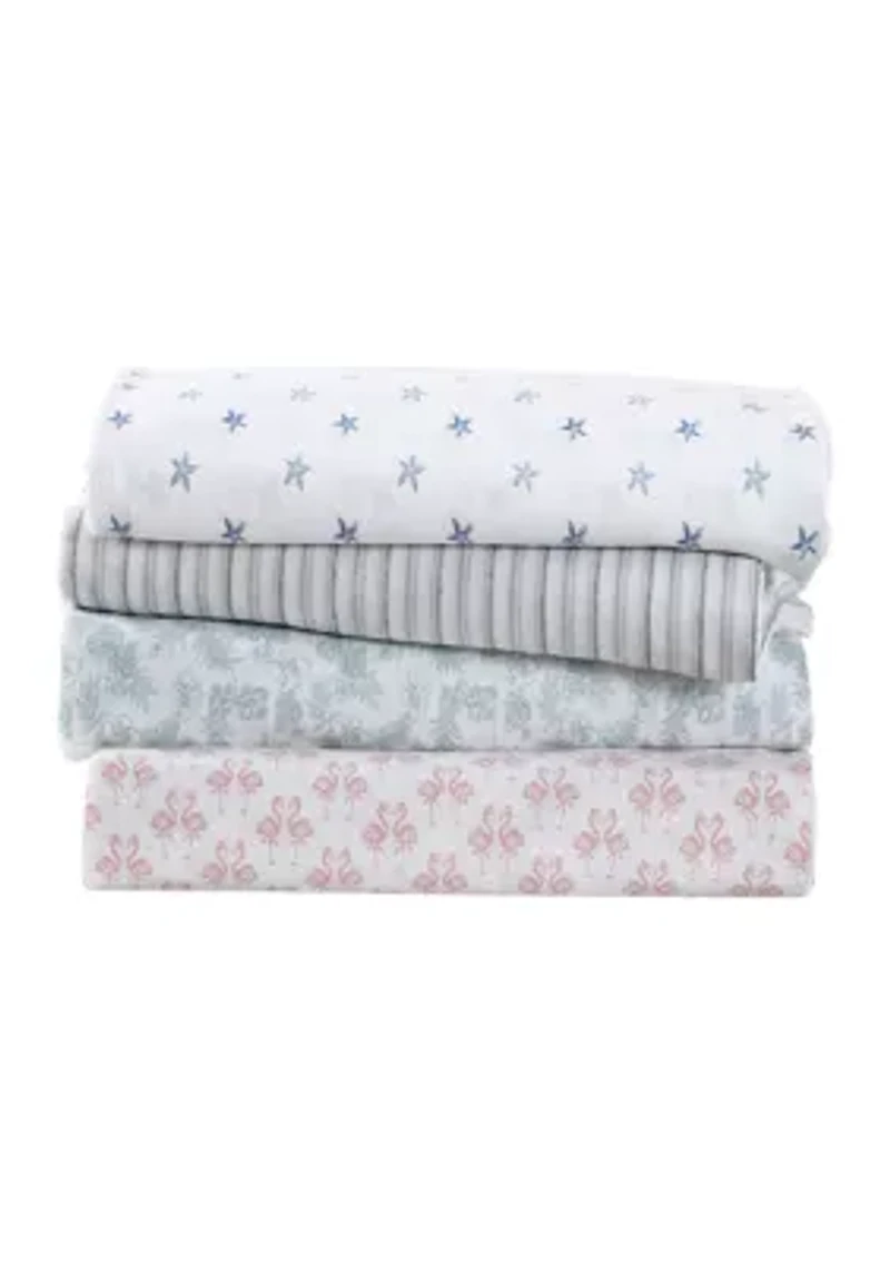 Hibiscus Bloom Cotton Sheet Set