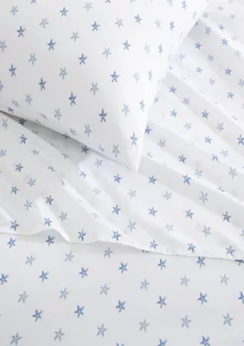 Starfish Treasure Cotton Sheet Set
