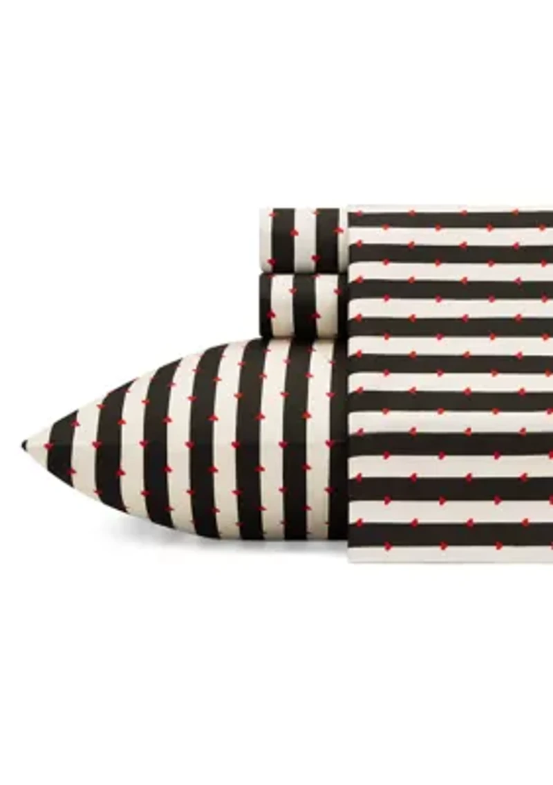 Wonderland Stripe 4-Piece Sheet Set