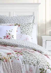 Ailyn 7-Piece Floral Cotton Comforter Bonus Set