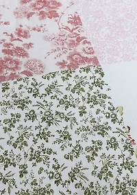 Ailyn 7-Piece Floral Cotton Comforter Bonus Set