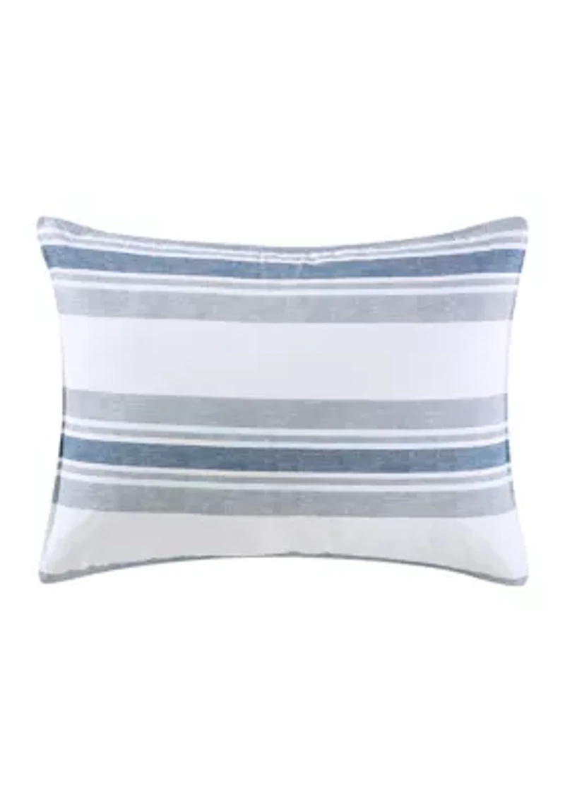 Bay Shore 3-Piece Striped Cotton Comforter Set