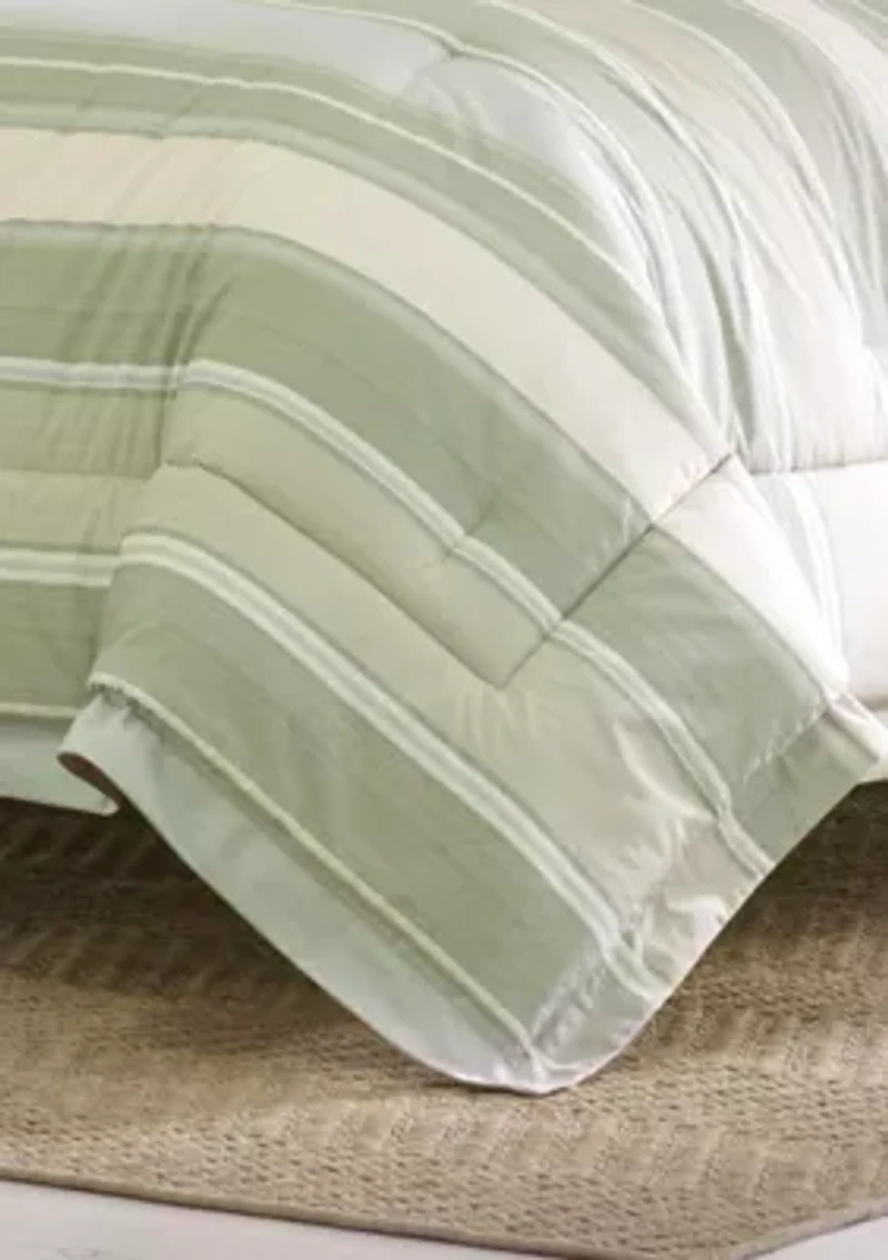 Serenity 5-Piece Striped Cotton Comforter Set