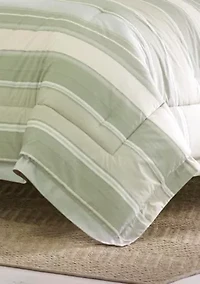 Serenity 5-Piece Striped Cotton Comforter Set