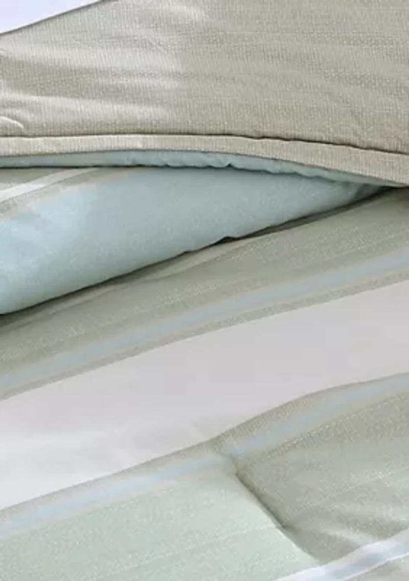 Serenity 5-Piece Striped Cotton Comforter Set