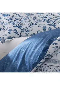 Charlotte 2-Piece Floral Cotton Duvet Cover Set
