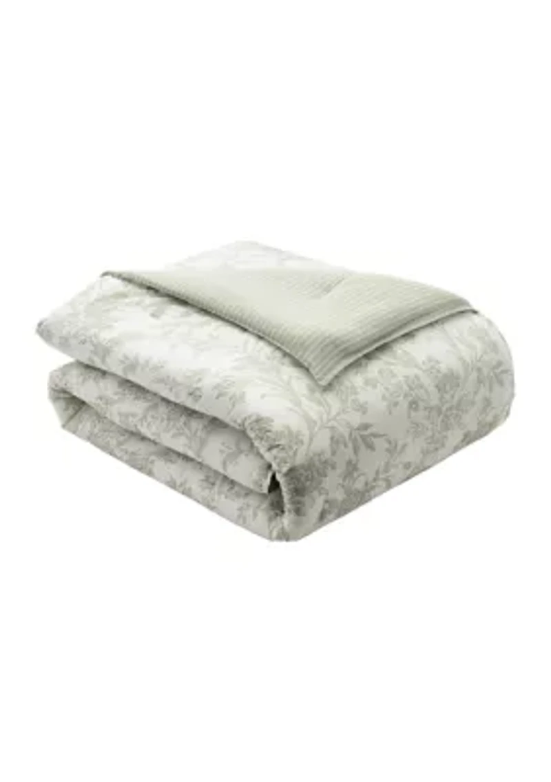 Natalie 3-Piece Floral Cotton Duvet Cover Set
