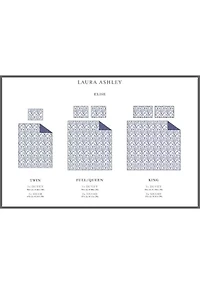 Elise 2-Piece Floral Cotton Duvet Cover Set