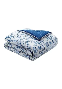 Elise 2-Piece Floral Cotton Duvet Cover Set