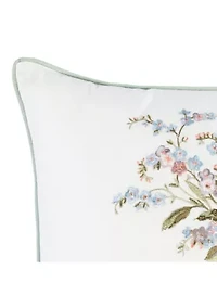 Harper Floral Cotton Throw Pillow