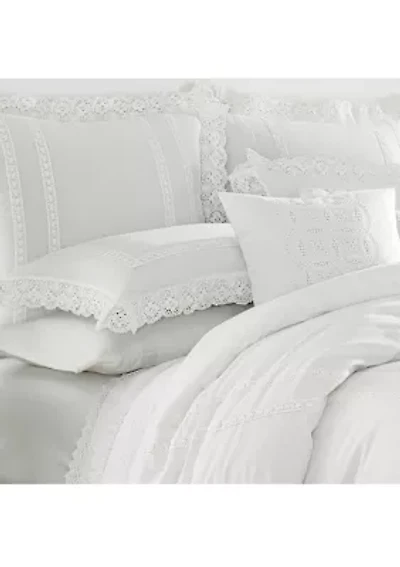Annabella 3-Piece Solid Cotton Duvet Cover Set