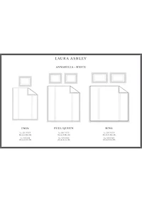 Annabella 3-Piece Solid Cotton Duvet Cover Set