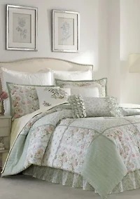 Harper 4-Piece Floral Cotton Comforter Set
