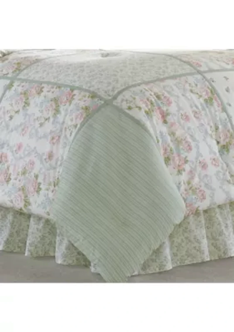 Harper 4-Piece Floral Cotton Comforter Set