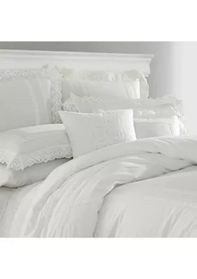 Annabella 2-Piece Solid Cotton Comforter Set