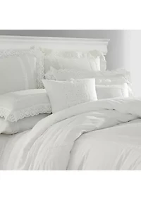 Annabella 2-Piece Solid Cotton Comforter Set