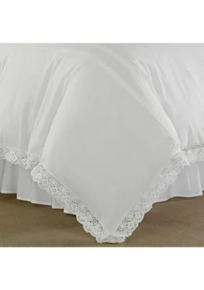 Annabella 2-Piece Solid Cotton Comforter Set