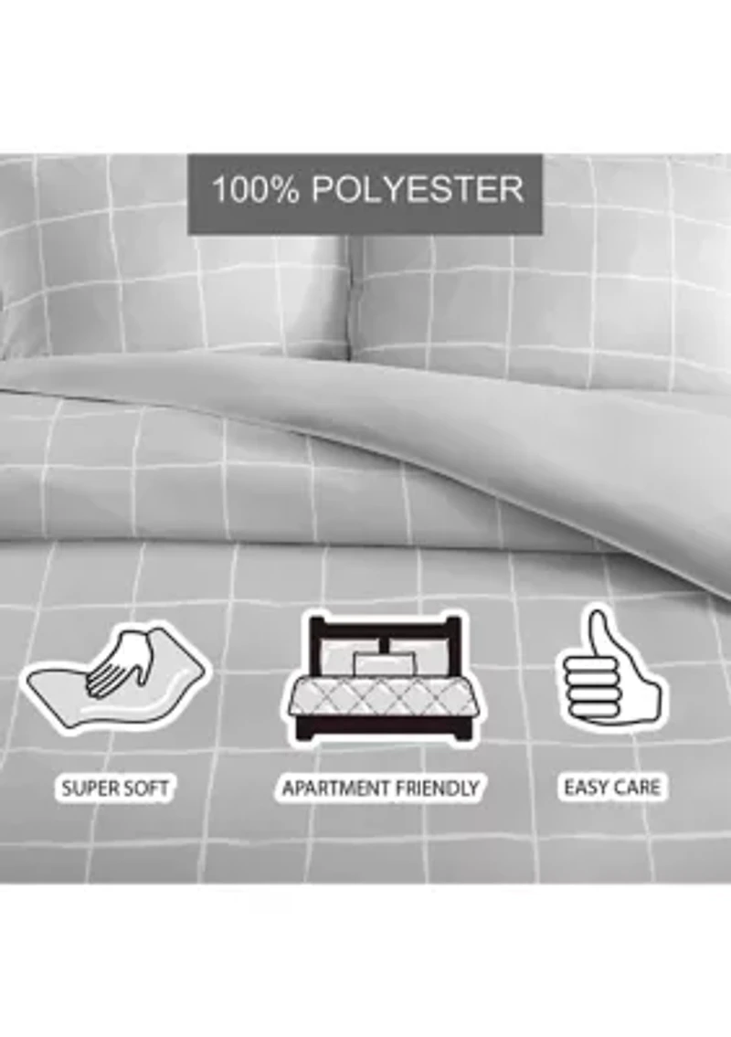 Zander 3-Piece Plush Duvet Cover Set