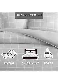 Zander 3-Piece Plush Duvet Cover Set