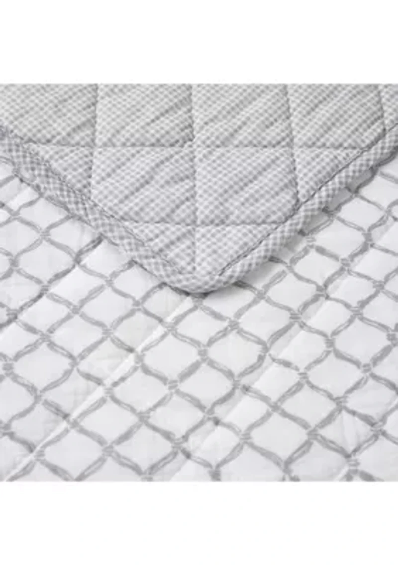 Catch And Release Cotton Quilt-Sham Set