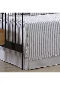Willow Way Tic Stripe 4-Piece Cotton Daybed Set