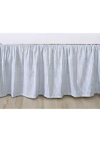 Classics Tic Stripe 1-Piece Cotton Bedskirt