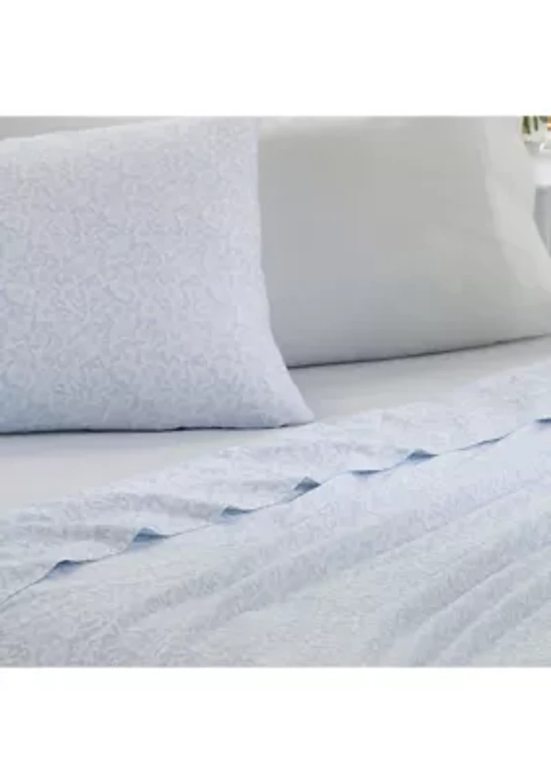 Belle 6-Piece Floral Cotton Sheet Set