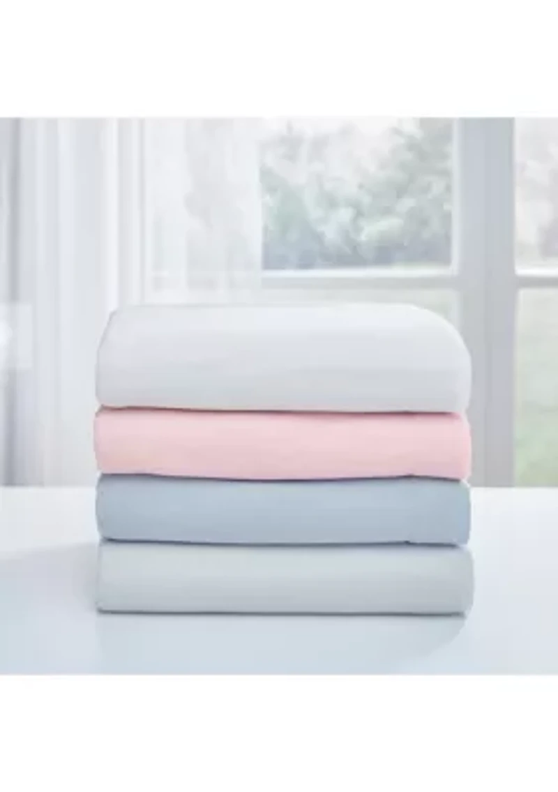 LA Solid 4-Piece Cotton Sheet Set
