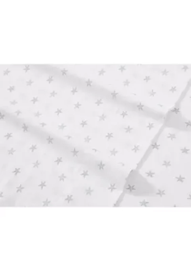 Starfish Treasure 4-Piece Percale Cotton Sheet Set