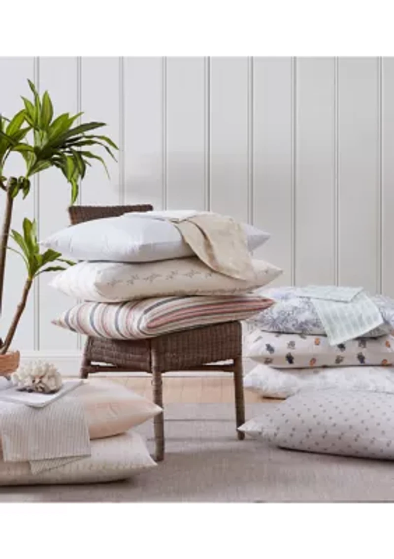 Starfish Treasure 4-Piece Percale Cotton Sheet Set