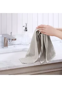 Island Retreat 100% Cotton Terry 2 Piece Hand Towel Set