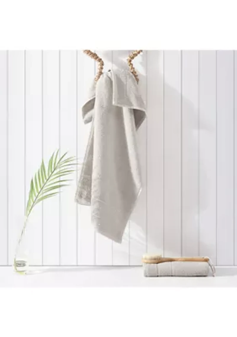 Island Retreat 100% Cotton Terry 2 Piece Hand Towel Set