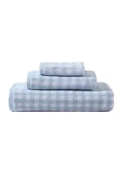 Ginny 100% Cotton Terry 3 Piece Towel Set Pc
