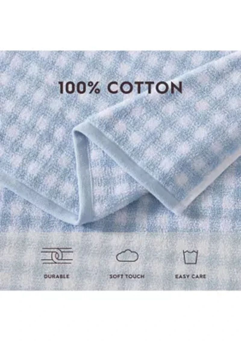 Ginny 100% Cotton Terry 3 Piece Towel Set Pc